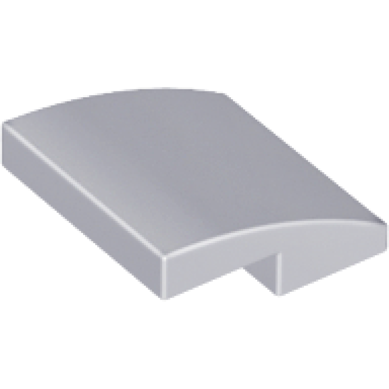 Dakpan, Gebogen 2x2x2/3 Light Bluish Gray